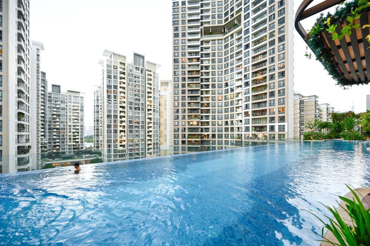 Estella Heights Saigon City View 2Br Apartment & Pool, Ho-Chi-Minh-Stadt Exterior foto
